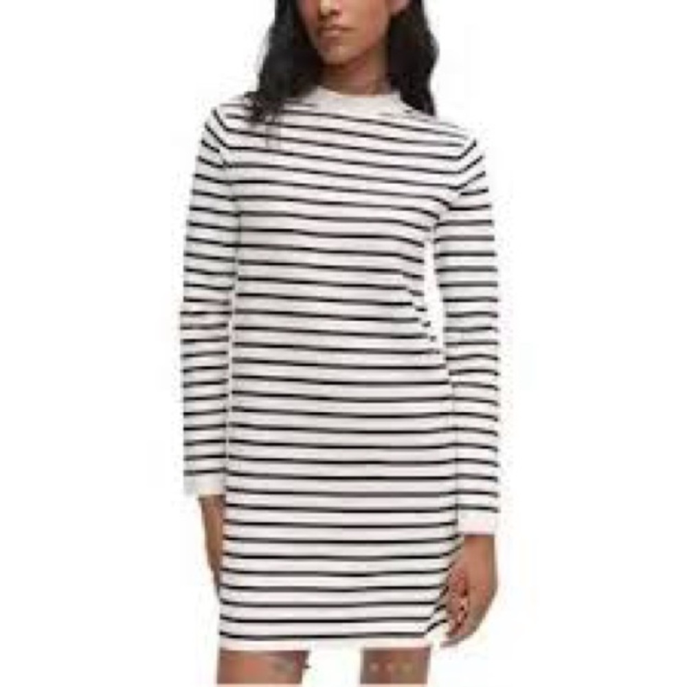 Mango Striped Jersey Dress